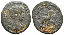 GETA. 209-212, Phrygia, Siocharax.AE-25 mm. As Caesar.
Reference:
Condition: Very Fine

Weight: 8,5 gr
Diameter: 26 mm