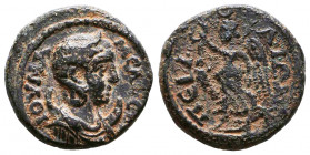 PAMPHYLIA. Perga. Julia Maesa (Augusta, 218-222). Ae.
Reference:
Condition: Very Fine

Weight: 5 gr
Diameter: 19,2 mm