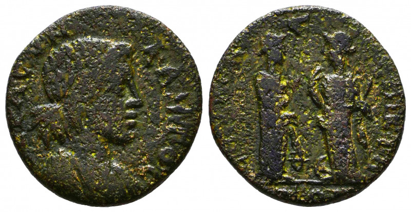 Pseudo-autonomous issue. Æ, 1st century AD. 
Reference:
Condition: Very Fine

We...