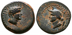 Provincial Coins, Ae.
Reference:
Condition: Very Fine

Weight: 6,6 gr
Diameter: 22,6 mm
