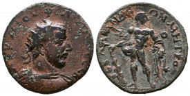 Provincial Coins, Ae. Philip II (247-249). Ae.
Reference:
Condition: Very Fine

Weight: 14,6 gr
Diameter: 30,7 mm