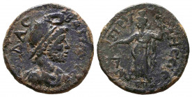 Provincial Coins, Ae.
Reference:
Condition: Very Fine

Weight: 7 gr
Diameter: 22,6 mm