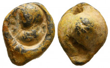 Byzantine Lead Seals, 7th - 13th Centuries
Reference:
Condition: Very Fine


Weight: 5,7 gr
Diameter: 17 mm
