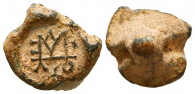 Early byzantine conical lead seal of an epistates 
(6th cent.). 

Reference:
Condition: Very Fine


Weight: 7,4 gr
Diameter: 17,1 mm
