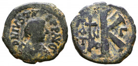 Justinian I (527-565), Follis, AE.
Reference:
Condition: Very Fine


Weight: 6,8 gr
Diameter: 24,1 mm