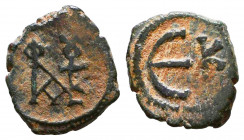 Justinian I (527-565), Follis, AE.
Reference:
Condition: Very Fine


Weight: 2 gr
Diameter: 16,1 mm