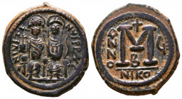 Justin II, with Sophia. 565-578. Æ

Reference:
Condition: Very Fine


Weight: 13,3 gr
Diameter: 31,5 mm