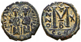 Justin II, with Sophia. 565-578. Æ

Reference:
Condition: Very Fine


Weight: 15,7 gr
Diameter: 30,1 mm