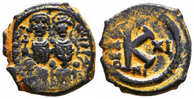 Justin II, with Sophia. 565-578. Æ

Reference:
Condition: Very Fine


Weight: 6,3 gr
Diameter: 23,4 mm