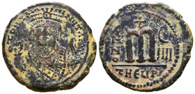 Maurice Tiberius. A.D. 582-602. AE follis. 

Reference:
Condition: Very Fine


Weight: 12,6 gr
Diameter: 31,3 mm
