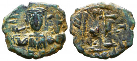 Byzantine Coins , Ae

Reference:
Condition: Very Fine

Weight: 4,3 gr
Diameter: 22,9 mm