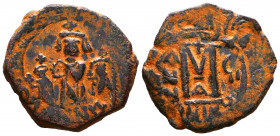 Byzantine Coins , Ae

Reference:
Condition: Very Fine

Weight: 9 gr
Diameter: 28,8 mm