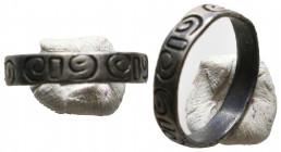 Ancient Byzantine / Crusaders Silver Ring 
10th-12th century AD.
Reference:
Condition: Very Fine

Weight: 2,1 gr
Diameter: 19,6 mm