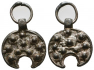 Ancient Roman Silver Lunar Pendant
1st-4th century AD.
Reference:
Condition: Very Fine

Weight: 3,5 gr
Diameter: 29 mm
