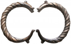Ancient Roman Solid Silver Bracelet
1st-4th century AD.
Reference:
Condition: Very Fine

Weight: 66,88 gr
Diameter: 70,6 mm