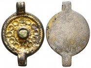 Ancient Silver Byzantine / Crusaders Gold inlaid Pendant
10th-12th century AD.
Reference:
Condition: Very Fine

Weight: 8,2 gr
Diameter: 10,3 mm