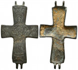 Ancient Bronze Byzantine / Crusaders Cross Pendant
10th-12th century AD.
Reference:
Condition: Very Fine

Weight: 26,2 gr
Diameter: 80,3 mm