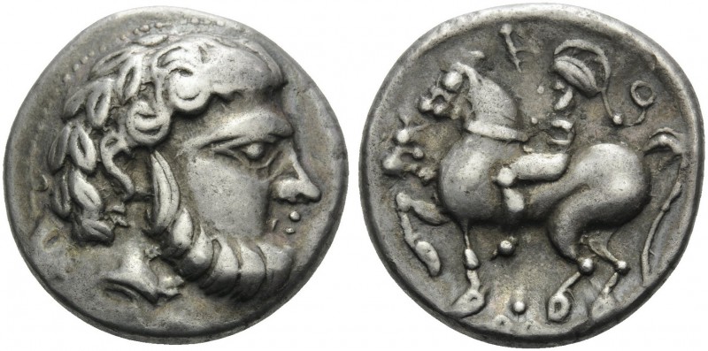 CELTIC, Carpathian region. 3rd century BC. Tetradrachm (Silver, 24 mm, 14.19 g, ...