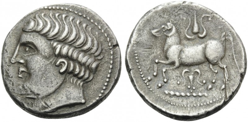 CELTIC, Central Europe. Late 3rd century BC. Tetradrachm (Silver, 24 mm, 12.22 g...