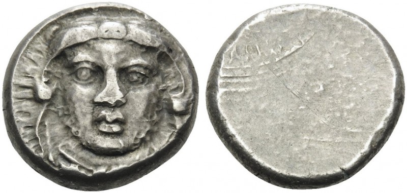 ETRURIA, Asia. Populonia . Circa 300-250 BC. 20 Asses (Silver, 19 mm, 8.56 g). F...