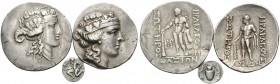 ISLANDS OFF THRACE, Thasos. (Silver, 34.12 g). Lot of Three Silver Coins. 1 . AR Trihemiobol, 12 h, 0.79 g, 9h. SNG Copenhagen 1029-1030. 2 . AR Tetra...
