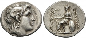 KINGS OF THRACE. Lysimachos, 305-281 BC. Tetradrachm (Silver, 30 mm, 17.03 g, 12 h), uncertain mint, possibly Kalchedon?, c. 280-250 BC. Diademed head...