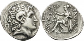 KINGS OF THRACE. Lysimachos, 305-281 BC. Tetradrachm (Silver, 31 mm, 14.88 g, 3 h), Lysimacheia, c. 297/6-282/1 BC. Diademed head of Alexander to righ...