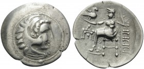 CELTIC, Lower Danube. Uncertain tribe . 2nd century BC. Drachm (Silver, 20 mm, 3.19 g, 11 h), imitating Philip III. Head of Herakles to right, wearing...