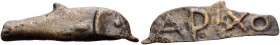 SKYTHIA. Olbia . Circa 437-410 BC. (Bronze, 37 mm, 3.14 g, 12 h). Dolphin to right. Rev. APIXO on blank surface. SNGBM 374-6. Fine brown patina. Very ...