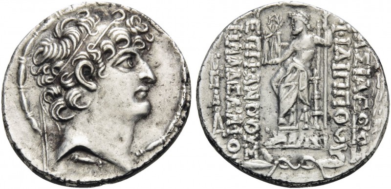 SELEUKID KINGS OF SYRIA. Philip I Philadelphos, circa 95/4-76/5 BC. Tetradrachm ...
