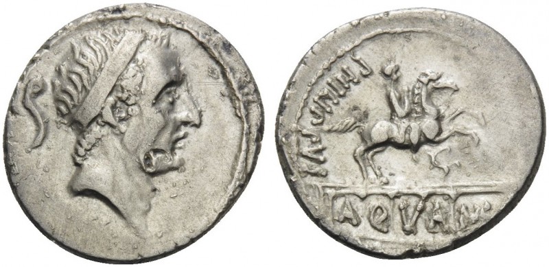 L. Marcius Philippus, 57 BC. Denarius (Silver, 18.5 mm, 3.76 g, 3 h), Rome. ANCV...