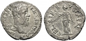 Pescennius Niger, 193-194. Denarius (Silver, 18 mm, 2.18 g, 12 h), Antioch. IMP CAES PE - SC NIGER IVST AV Laureate head of Pescennius Niger to right....