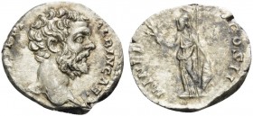 Clodius Albinus, as Caesar, 193-195. Denarius (Silver, 18 mm, 2.30 g, 5 h), Rome, 194-195. D CLOD SEPT ALBIN CAES Bare head of Clodius Albinus to righ...