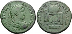 THRACE. Philippopolis . Caracalla, 198-217. Medallion (Bronze, 36 mm, 26.14 g, 1 h). AVT K M AVP CEYH - ANTΩNEINOC Radiate, draped and cuirassed bust ...