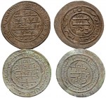 HUNGARY. Béla III, 1172-1196. Follis (Bronze, 2.80 g). Lot of Two Imitation of Islamic Fals with Garbled Arabic legends. 1 . AE, 23 mm, 1.58 g, 6h. 2 ...
