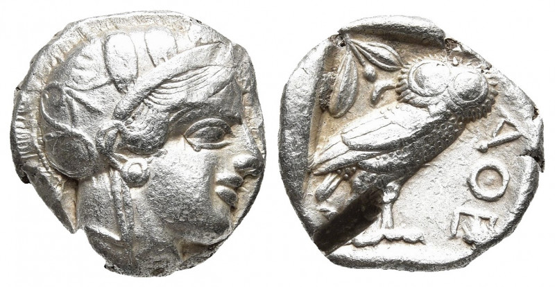 ATTICA. Athens. Tetradrachm (Circa 460-454 BC).
Obv: Helmeted head of Athena rig...