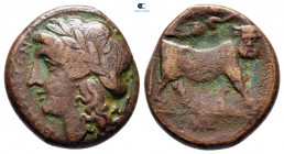 Campania. Neapolis circa 250-200 BC. Bronze Æ