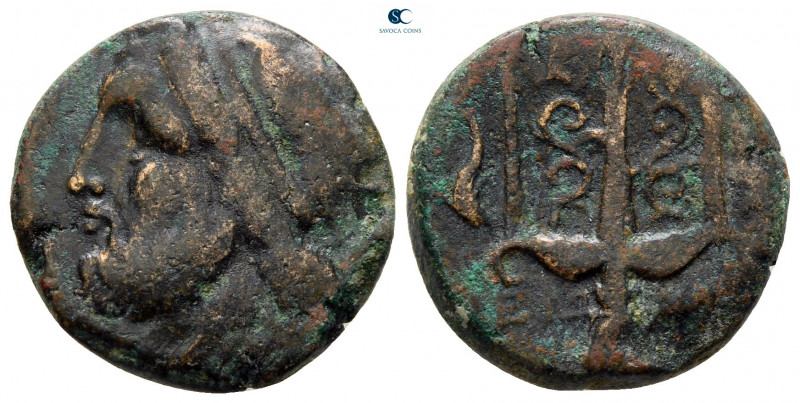 Sicily. Syracuse. Hieron II 275-215 BC. 
Bronze Æ

18 mm, 5,88 g



nearl...