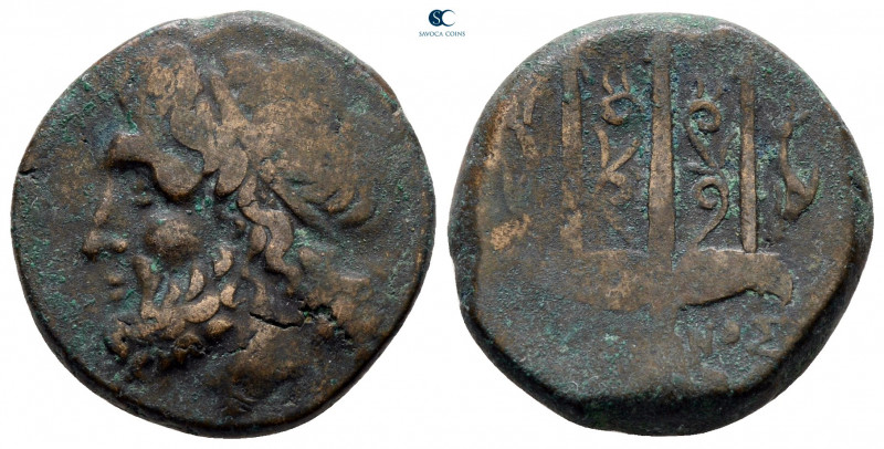 Sicily. Syracuse. Time of Hieron II circa 275-216 BC. 
Bronze Æ

19 mm, 6,32 ...