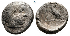 Kings of Macedon. Amyntas III 393-369 BC. Trihemiobol BI