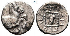 Thrace. Maroneia circa 377-365 BC. Tetrobol AR