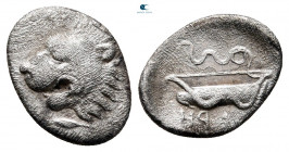 Thessaly. Herakleia Trachineia circa 392-362 BC. Obol AR