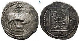 Illyria. Apollonia circa 200-150 BC. Drachm AR