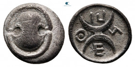 Boeotia. Thespiae circa 400-300 BC. Obol AR