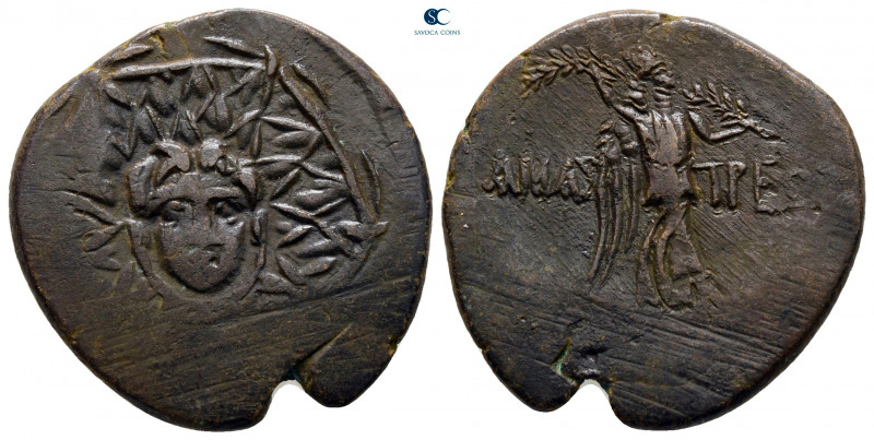 Paphlagonia. Amastris. Time of Mithradates VI Eupator 120-63 BC. 
Bronze Æ

2...