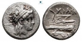 Bithynia. Kios circa 350-300 BC. Diobol AR