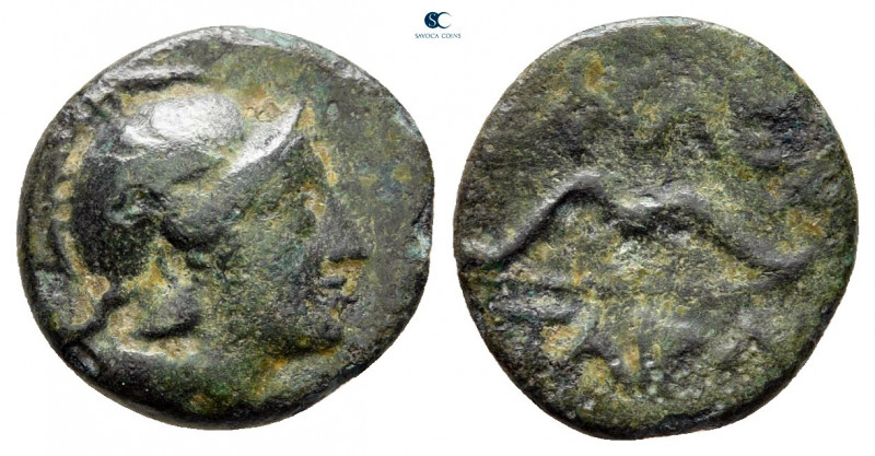 Kings of Pergamon. Pergamon. Philetairos 282-263 BC. 
Bronze Æ

13 mm, 1,41 g...