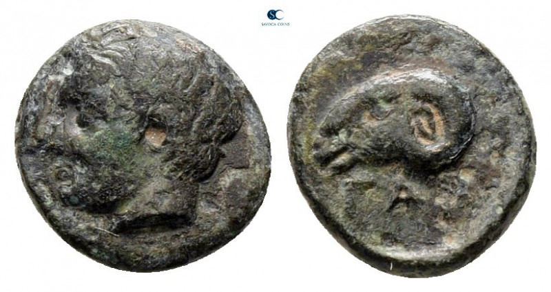Troas. Gargara circa 400-300 BC. 
Bronze Æ

9 mm, 0,58 g



nearly very f...