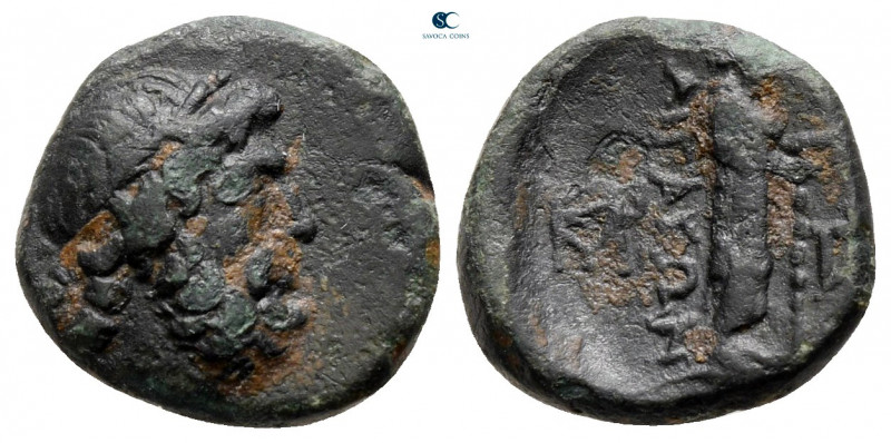 Aiolis. Aigai circa 200-100 BC. 
Bronze Æ

12 mm, 1,82 g



very fine