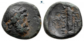 Aiolis. Aigai circa 200-100 BC. Bronze Æ